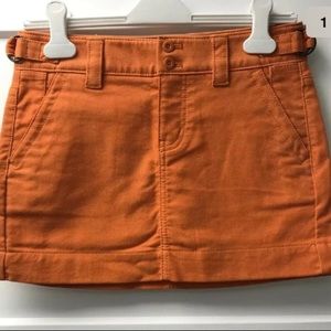 Gap Women’s Mini Skirt Orange Size 0
